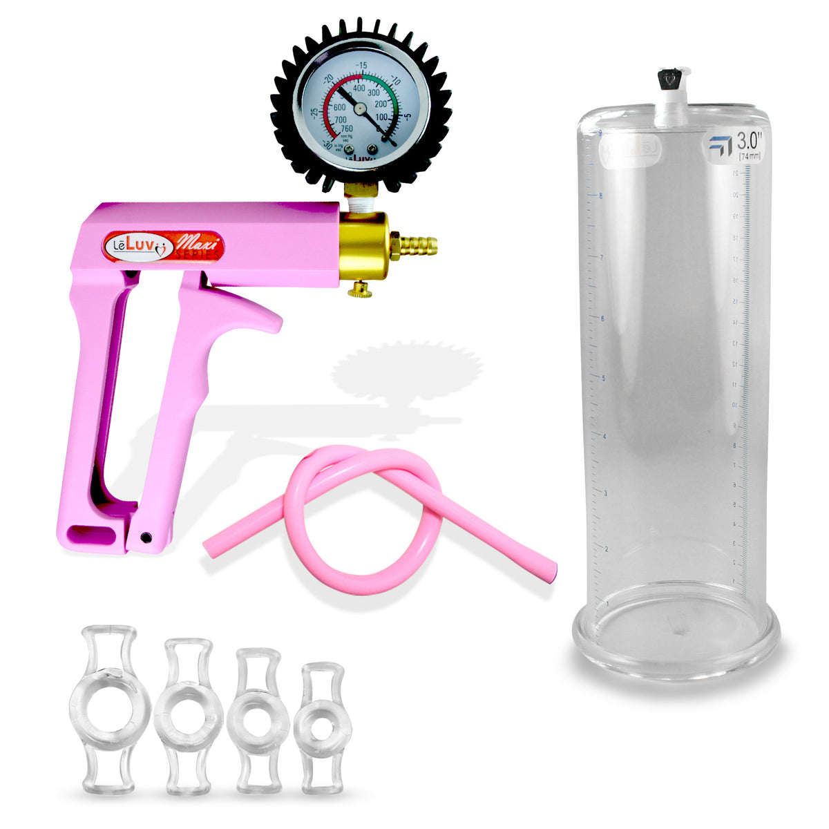 Pink + Protected Gauge / 9" x 3.25"