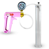 MAXI Pink Penis 12" Length Penis Pump w/ Gauge Kit - 1.50" Diameter