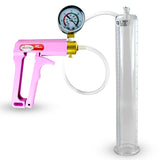 MAXI Pink Penis Pump 12" Length w/ Gauge 1.75" Diameter with