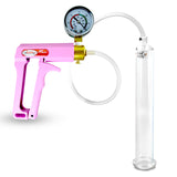 MAXI Pink + Gauge 9" Length Penis Pump with - 1.38" Diameter