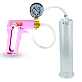 MAXI Pink + Gauge 9" Length Penis Pump with - 2.00" Diameter