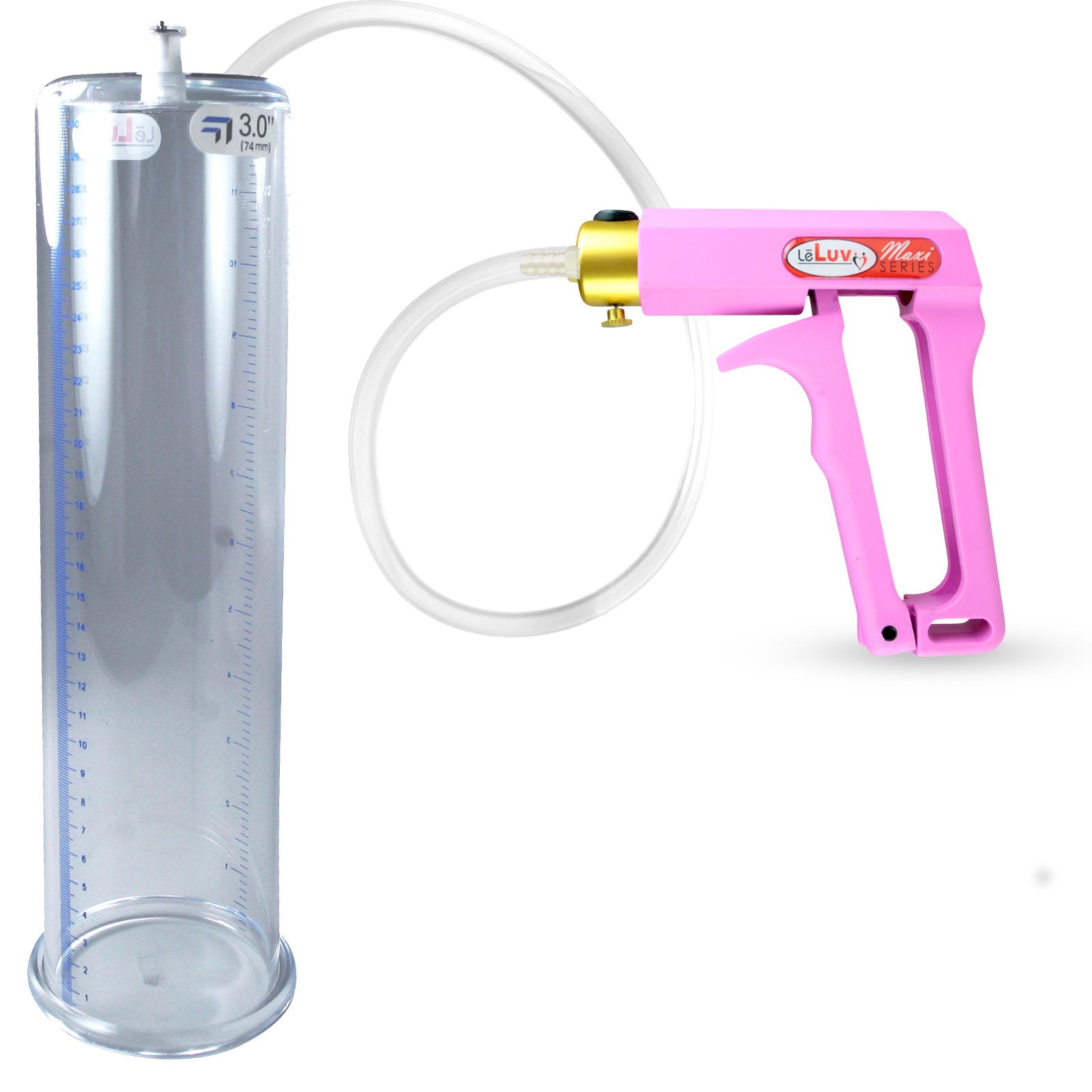MAXI Pink Penis Pump with 12" x 3.0" Cylinder