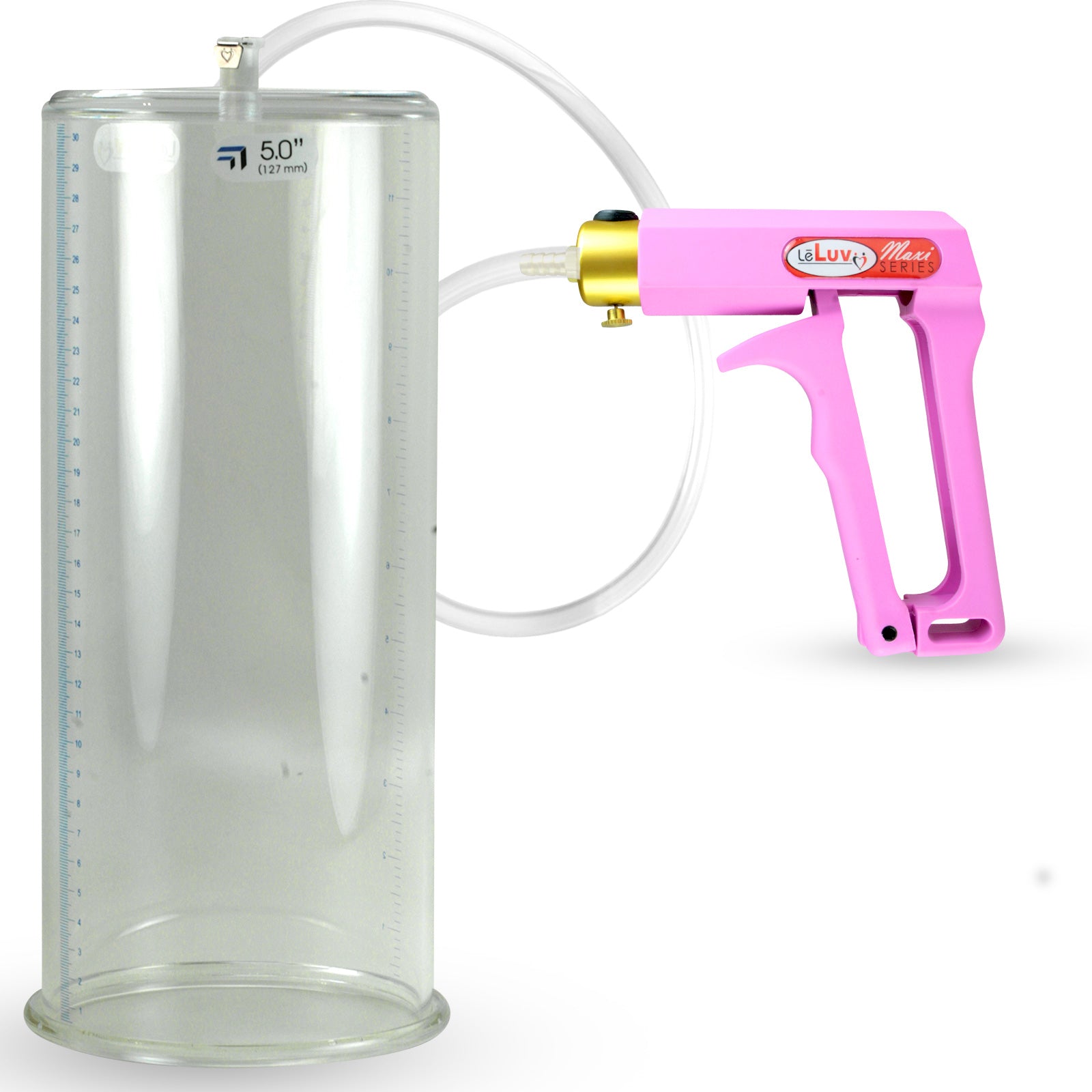 Maxi Pink Penis Pump - 12" x 5.00" Cylinder