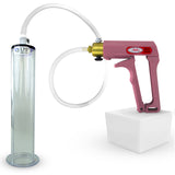 MAXI Pink Penis Pump with 9" x 1.75" WIDE Flange Cylinder