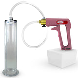 MAXI Pink Penis Pump with 9" x 2.00" WIDE Flange Cylinder