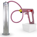 Maxi Pink Handle Silicone Hose | Penis Pump + 12" x 2.00" Wide Flange Cylinder