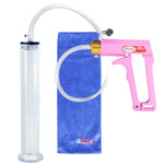 MAXI Pink Penis Pump with 12" x 1.75" WIDE Flange Cylinder