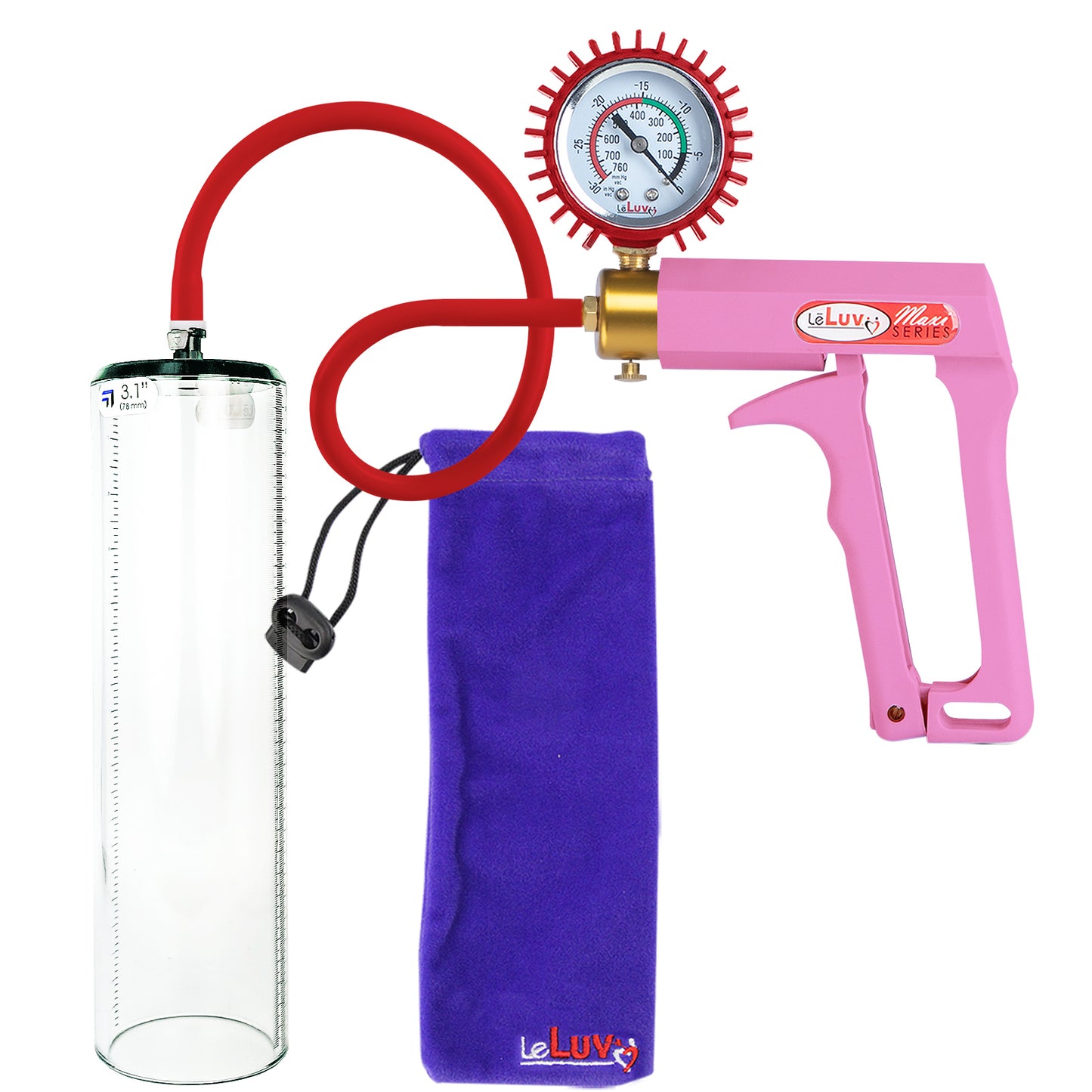 Pink + Protected Gauge / 12" x 3.1"