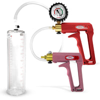 LeLuv Maxi Penis Pump with Clear Hose | Round Flange Cylinder