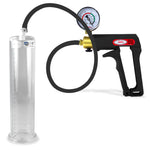 Maxi Black Handle Silicone Hose | Penis Pump + Gauge | 9" x 2.125" Cylinder