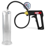 Maxi Black Handle Silicone Hose | Penis Pump + Gauge | 9" x 2.25" Cylinder