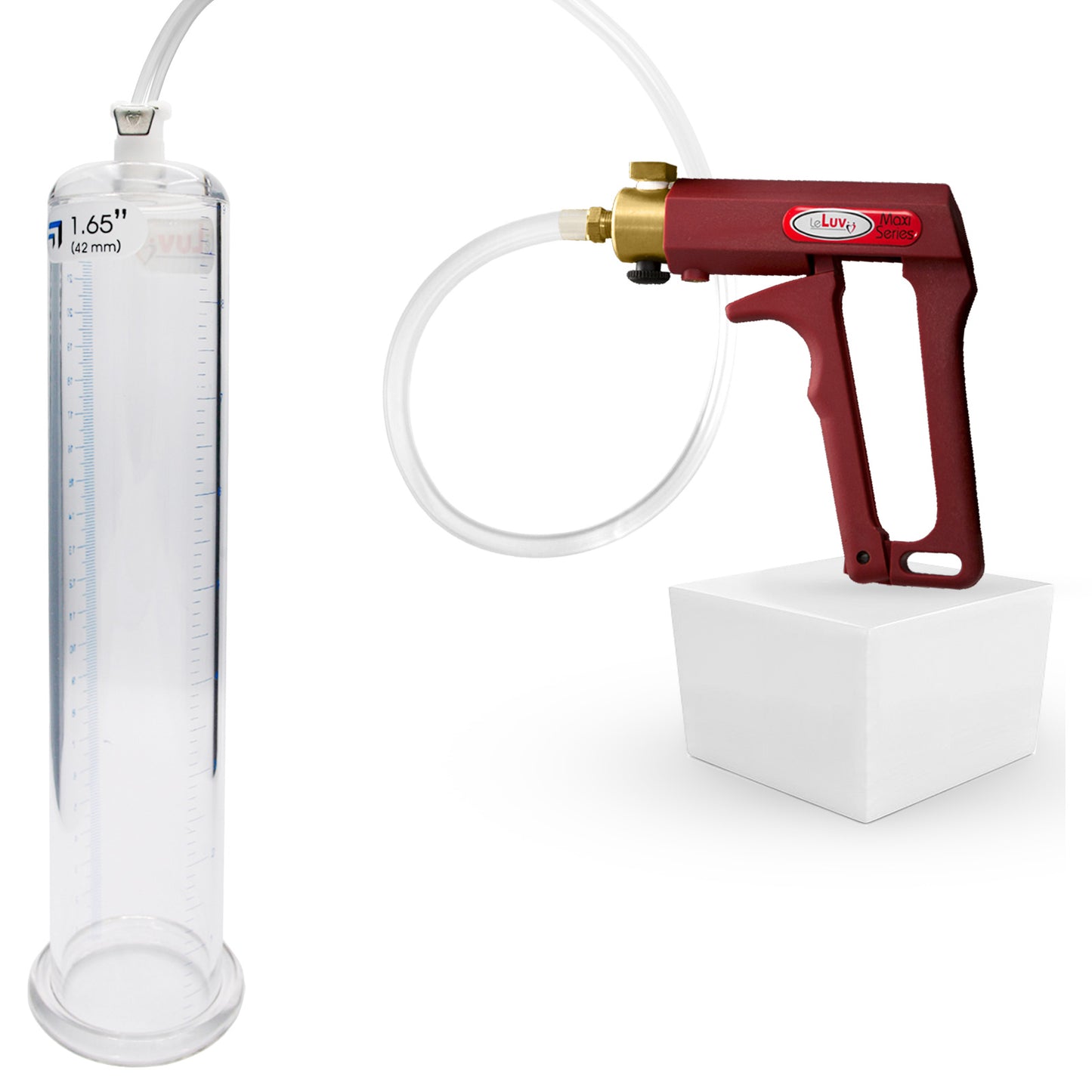 Maxi Red Penis Pump Enlarge Kit - 12" x 1.65" Cylinder