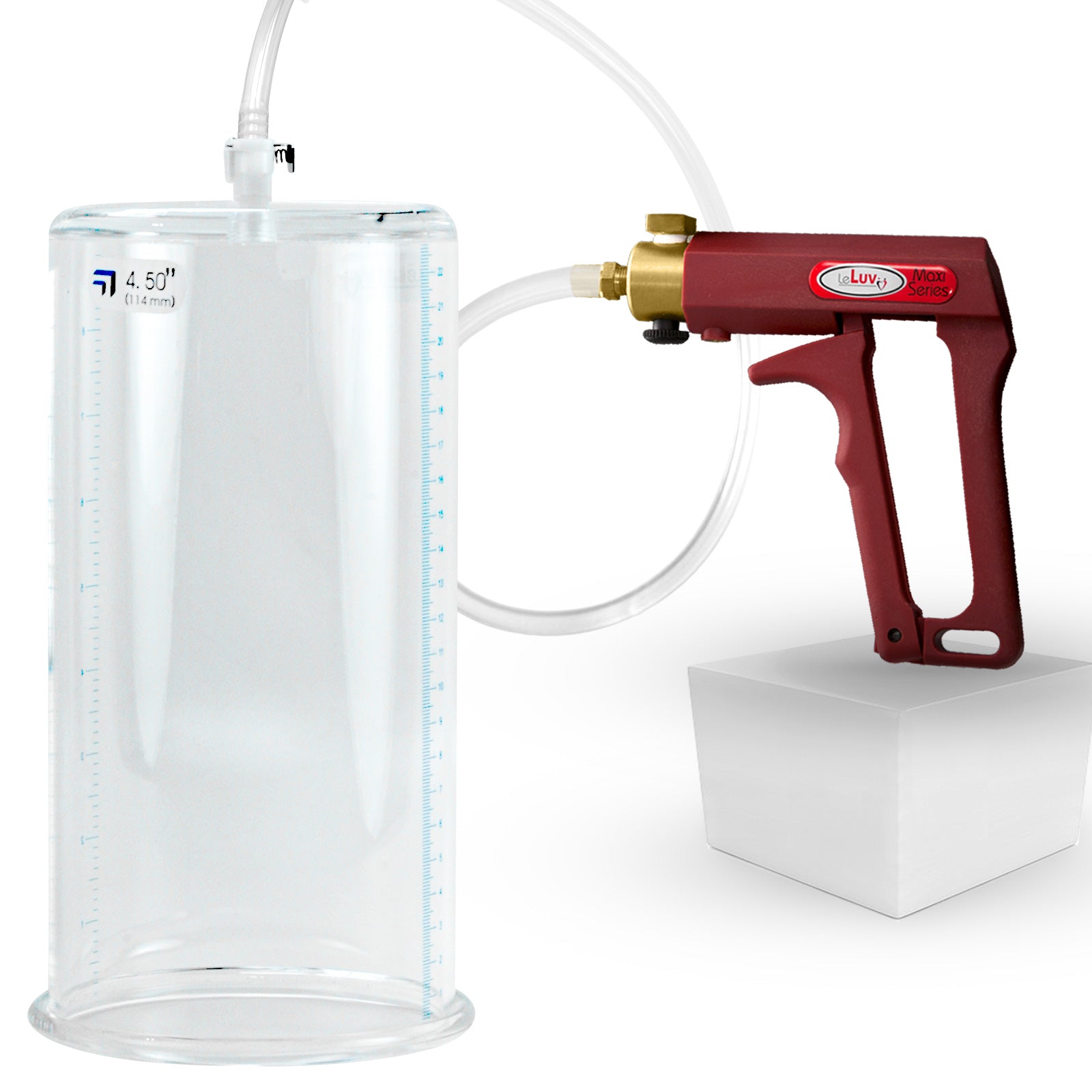 Maxi Red Penis Pump with 12" x 4.50" Cylinder