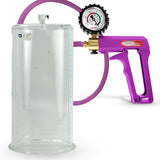 Maxi Purple 9" Penis Pump Premium Hose + Gauge & Cover - 4.50" Diameter