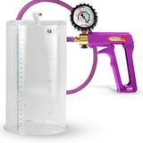 Maxi Purple 9" Penis Pump Premium Hose + Gauge & Cover - 5.00" Diameter