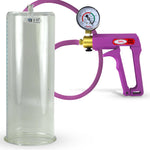 Maxi Purple Penis Pump Premium Hose w/ Gauge with 12" x 4.50" Cylinder