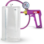 Maxi Purple + Gauge 9" Length Penis Pump Premium Hose with - 5.00" Diameter