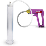 Maxi Purple Handle Clear Hose | Penis Pump | 12" x 1.65" Cylinder