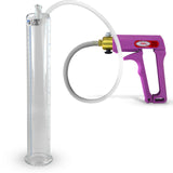 Maxi Purple Handle Clear Hose | Penis Pump + 12" x 1.75" Cylinder