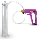 Maxi Purple Handle Clear Hose | Penis Pump + 12" x 2.125" Cylinder