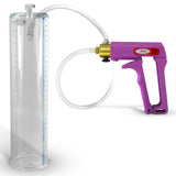 Maxi Purple Handle Clear Hose | Penis Pump + 12" x 2.875" Cylinder