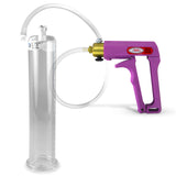 Maxi Purple Handle Clear Hose | Penis Pump + 9" x 1.75" Cylinder