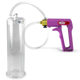 Maxi Purple Handle Clear Hose | Penis Pump + 9" x 2.75" Cylinder