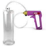 Maxi Purple Handle Clear Hose | Penis Pump + 9" x 2.875" Cylinder