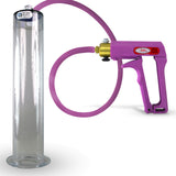MAXI Purple Penis Pump with Premium Hose 12" Length - 2.25" Diameter Wide Flange Cylinder
