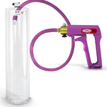 MAXI Purple Penis Pump with Premium Hose 12" x 3.0" Cylinder