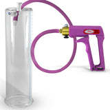 MAXI Purple Penis Pump with Premium Hose 12" x 3.25" Cylinder