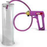MAXI Purple Penis Pump with Premium Hose 12" x 3.50" Cylinder