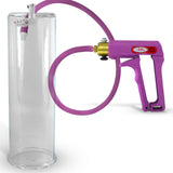 MAXI Purple Penis Pump with Premium Hose 12" x 3.70" Cylinder