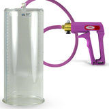 Maxi Purple Handle Silicone Hose | Penis Pump | 12" x 5.00" Cylinder