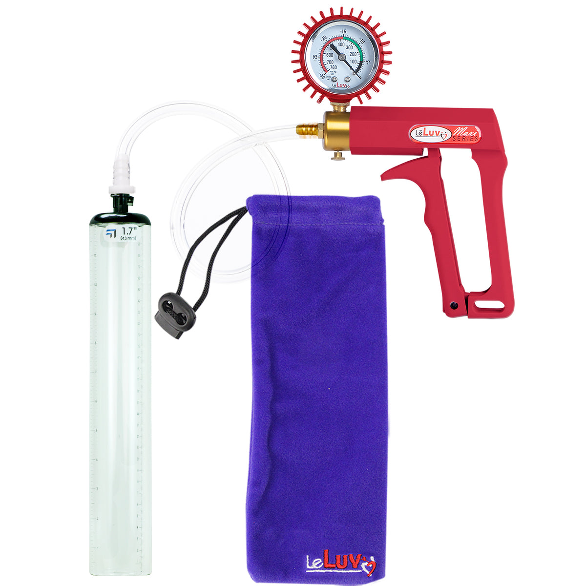 Red + Protected Gauge / 12" x 1.7"
