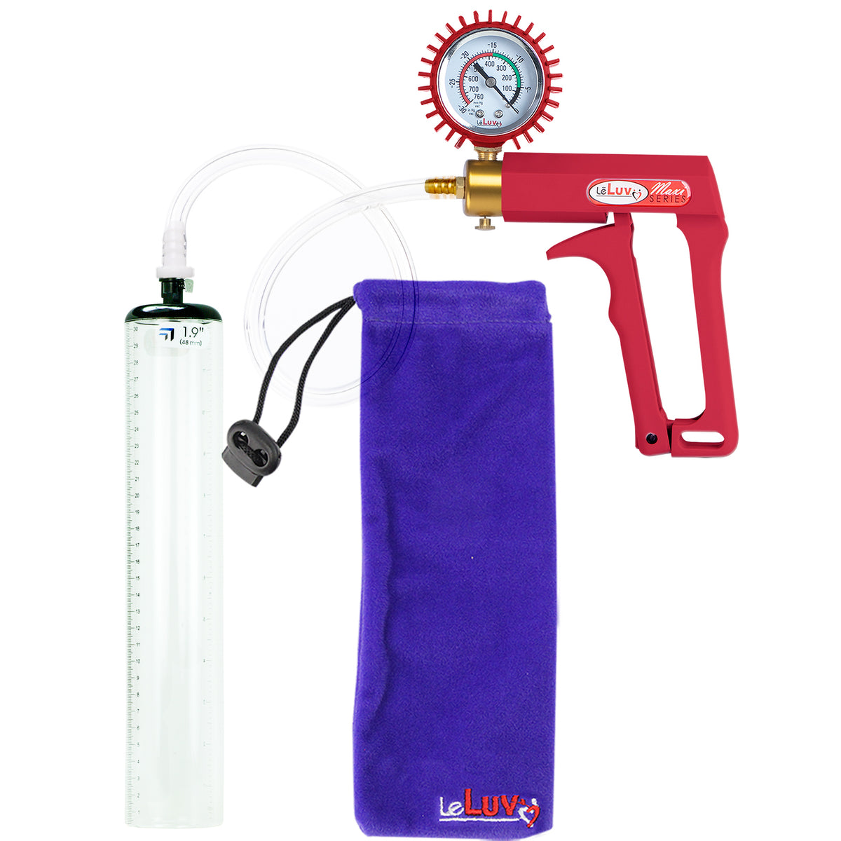 Red + Protected Gauge / 12" x 1.9"