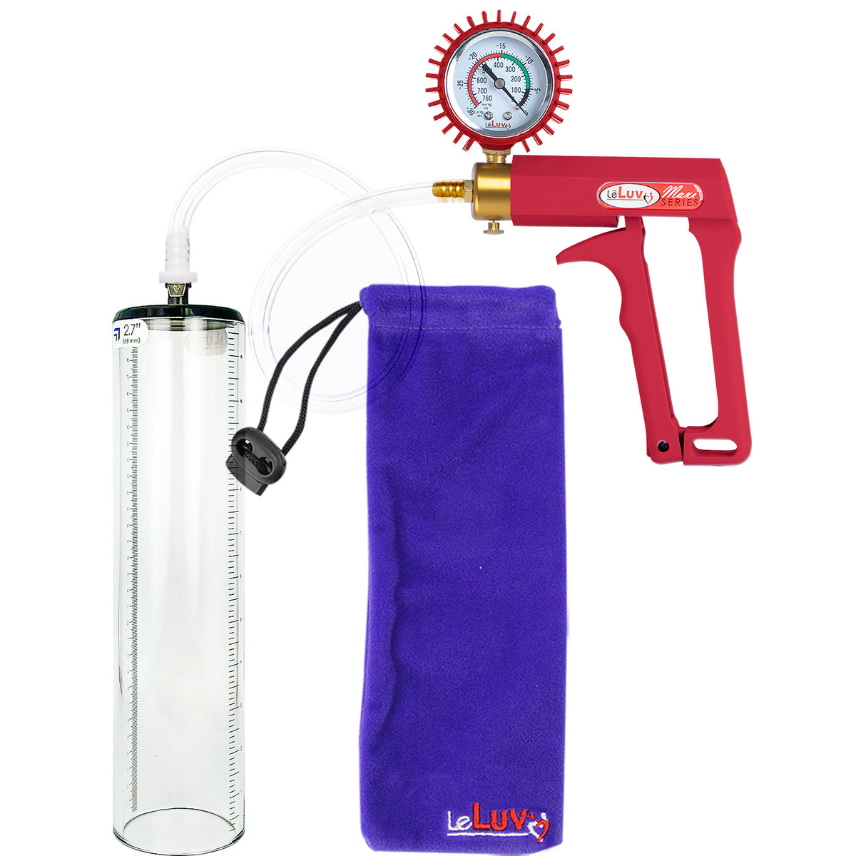 Red + Protected Gauge / 12" x 2.7"