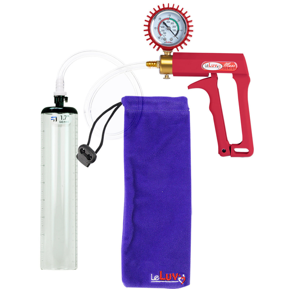 Red + Protected Gauge / 9" x 1.7"
