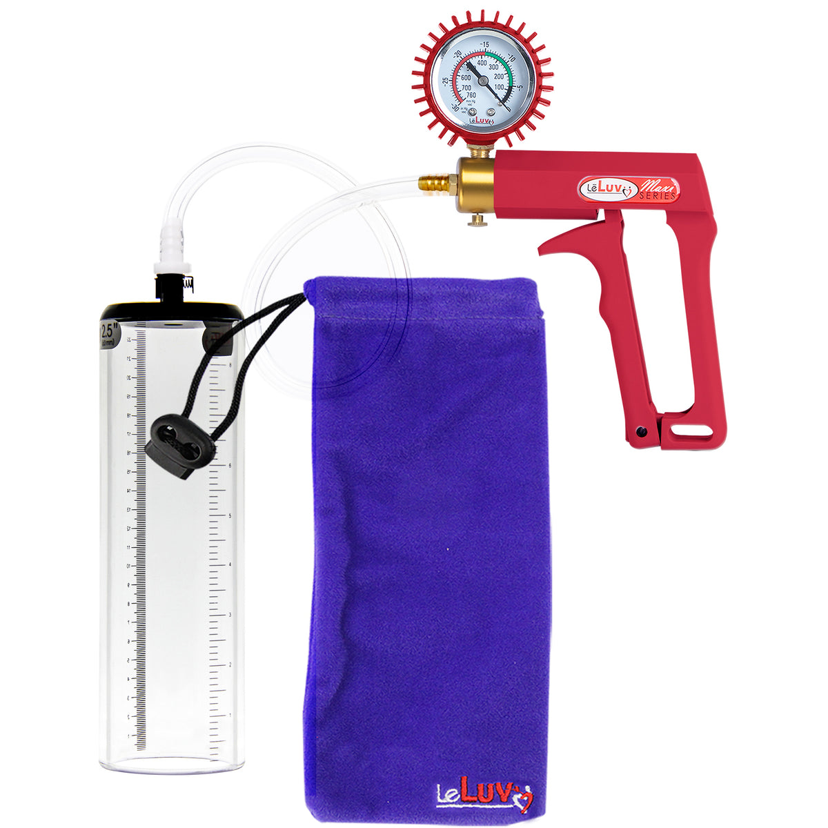 Red + Protected Gauge / 9" x 2.5"