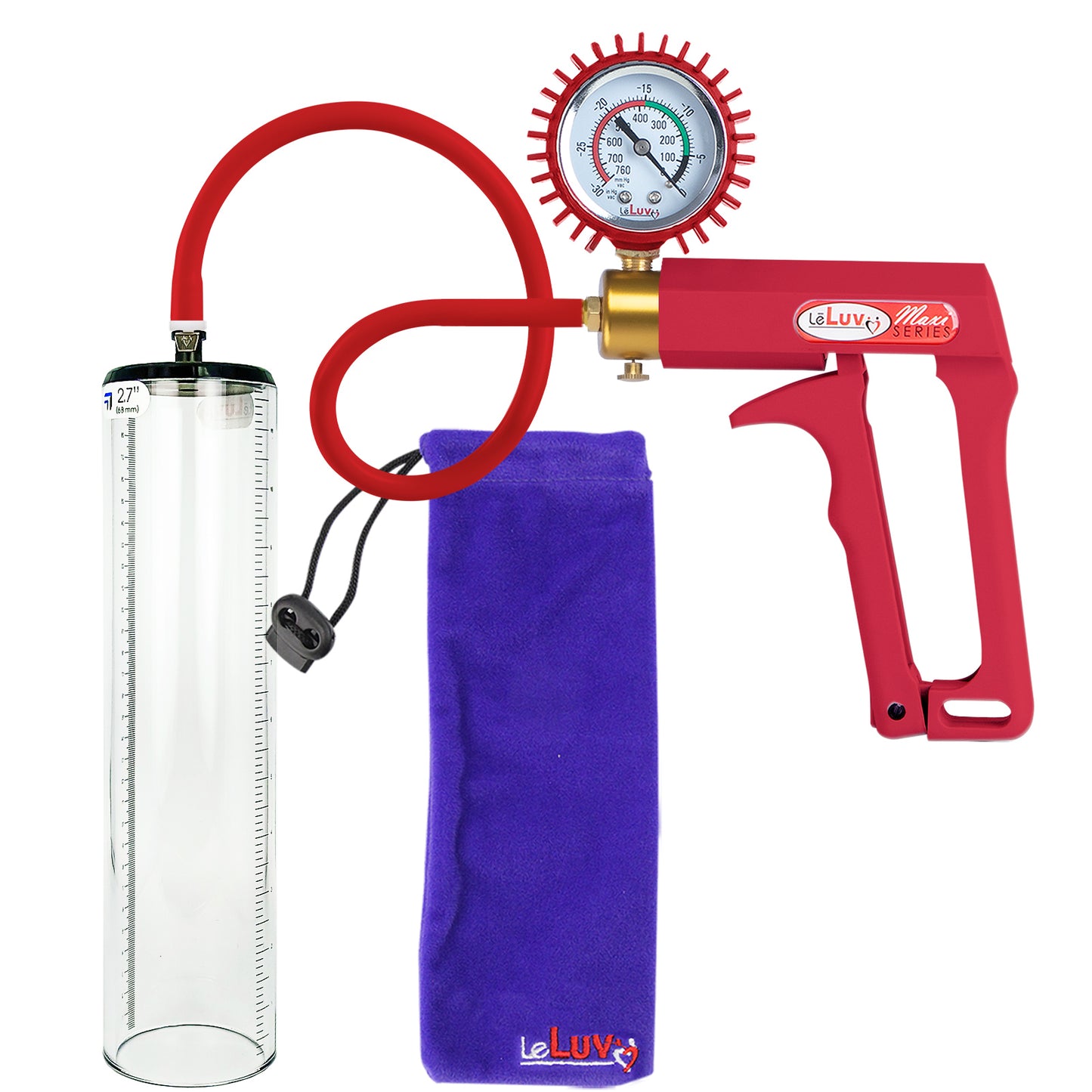 Red + Protected Gauge / 12" x 2.7"