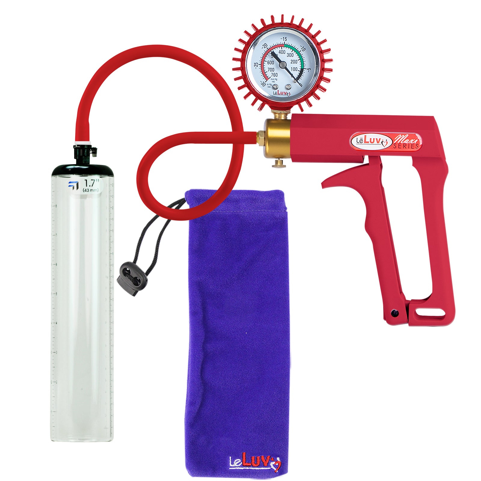 Red + Protected Gauge / 9" x 1.7"
