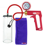 Red + Protected Gauge / 9" x 3.1"