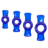 Constriction Rings 4-Pack Clear Stretchy Handles