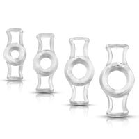 Constriction Rings 4-Pack Clear Stretchy Handles