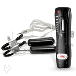 LeLuv Black Beginner Vibrating Nipple Clamps