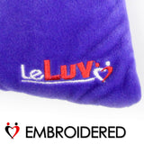LeLuv Glass Dildo Heart Detailed Shaft and Bulb Head - Flat Base