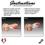 LeLuv Penis Extender SLIDER Kits - Large Diameter Basic, Hybrid or Deluxe