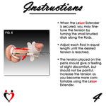 LeLuv Penis Extender SLIDER Kits - Large Diameter Basic, Hybrid or Deluxe