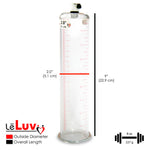Primo Pro+ Handle Penis Pump Silicone Hose | Round Flange Cylinder | No Accessories 