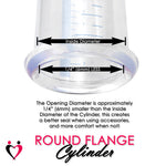 LeLuv JacVac Penis Pump - NPT Handle + Protected Gauge - 9" Round Flange - [Purple-Green Handles on Shopify ONLY]
